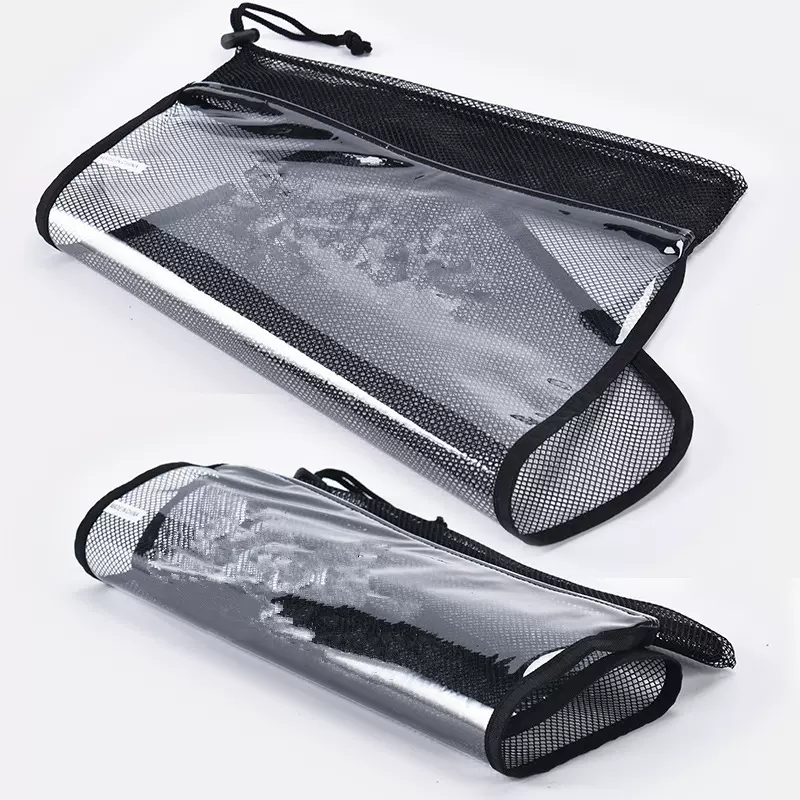 厂家批发PVC潜水三宝袋浮潜用品网袋收纳游泳包束口游泳包沙滩包