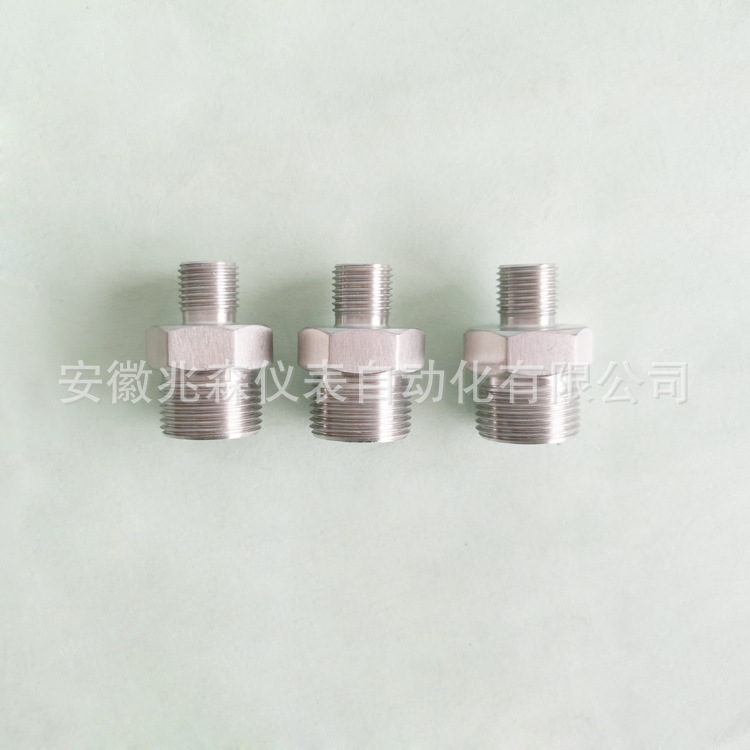 M22X1.5外螺纹转G1/4外螺纹 仪表转换接头 m22x1.5转g1/4双外丝