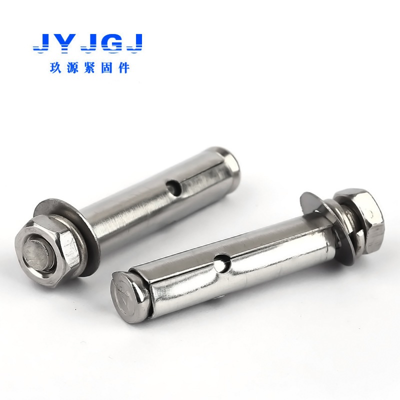 201不锈钢膨胀螺丝 外六角内膨胀螺栓外内置式拉爆膨胀螺丝M6-M12