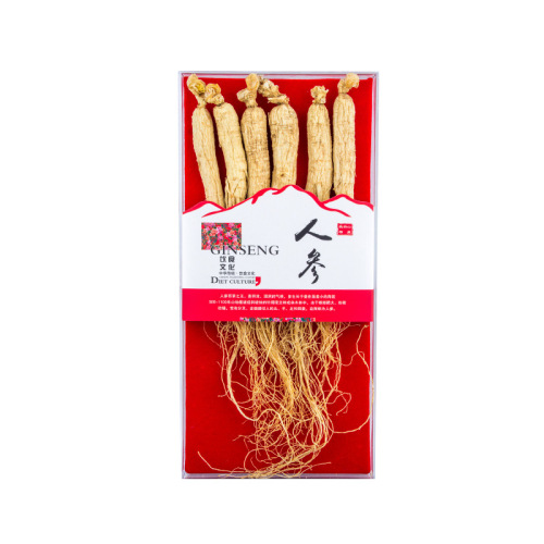 New Year Gift Box of Northeast Specialties - Jilin Ginseng, 6 Pieces/Box - Changbai Mountain Ginseng