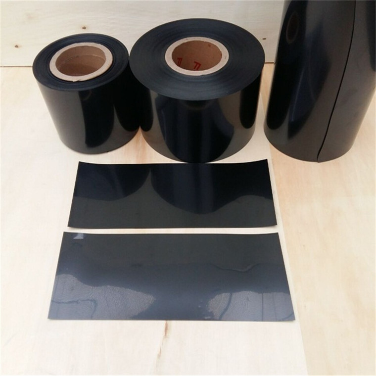 无涂层不掉色PET黑色薄膜 PET黑胶片 双向拉伸PET黑色聚酯薄膜