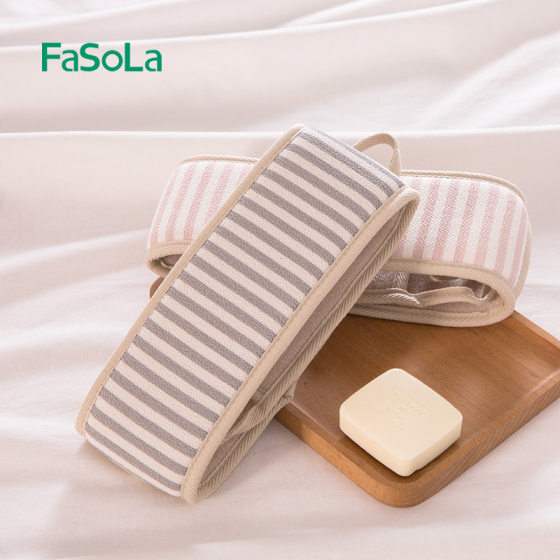 FaSoLa Bath Towel Strong Mud Rubbing Decontamination Double-sided Back Rubbing Gloves Non-rubbing Household Bath Towel Bath Scrubbing Artifact