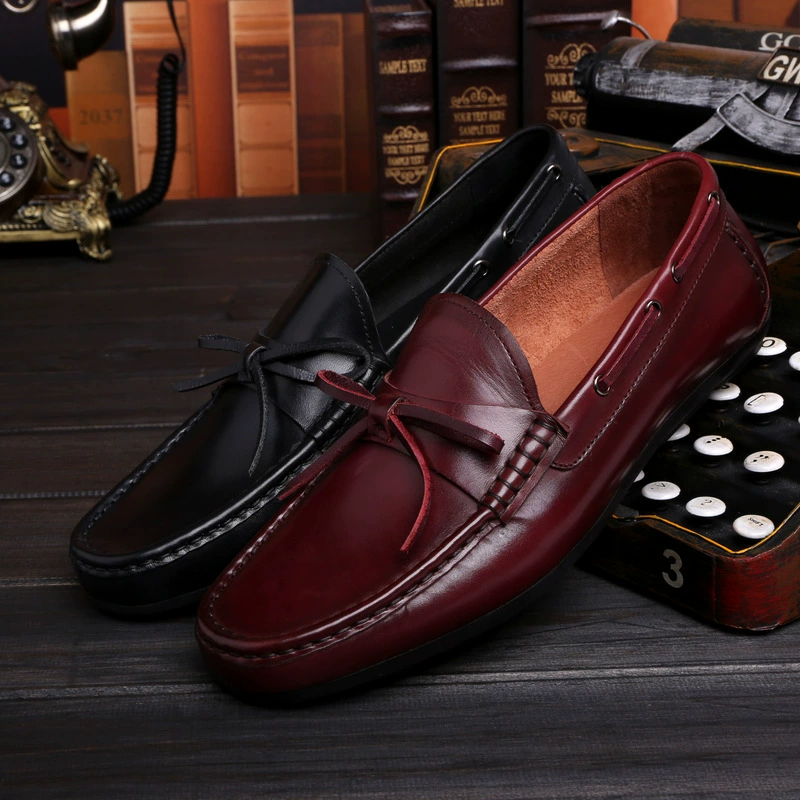 Мужские однослойные туфли для внешней торговли с круглым носком, кожаные туфли, Мужская Европейская и американская версия для создания классических кожаных официальных свадебных туфель