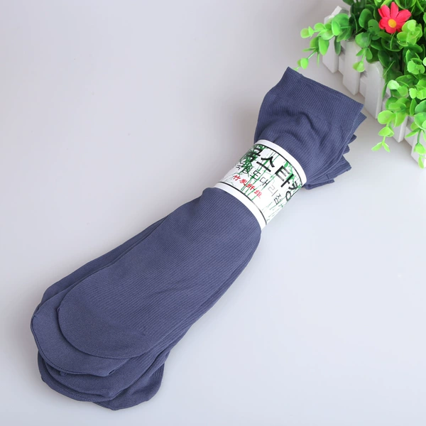 Polyester men's dark gray (10 pairs)
