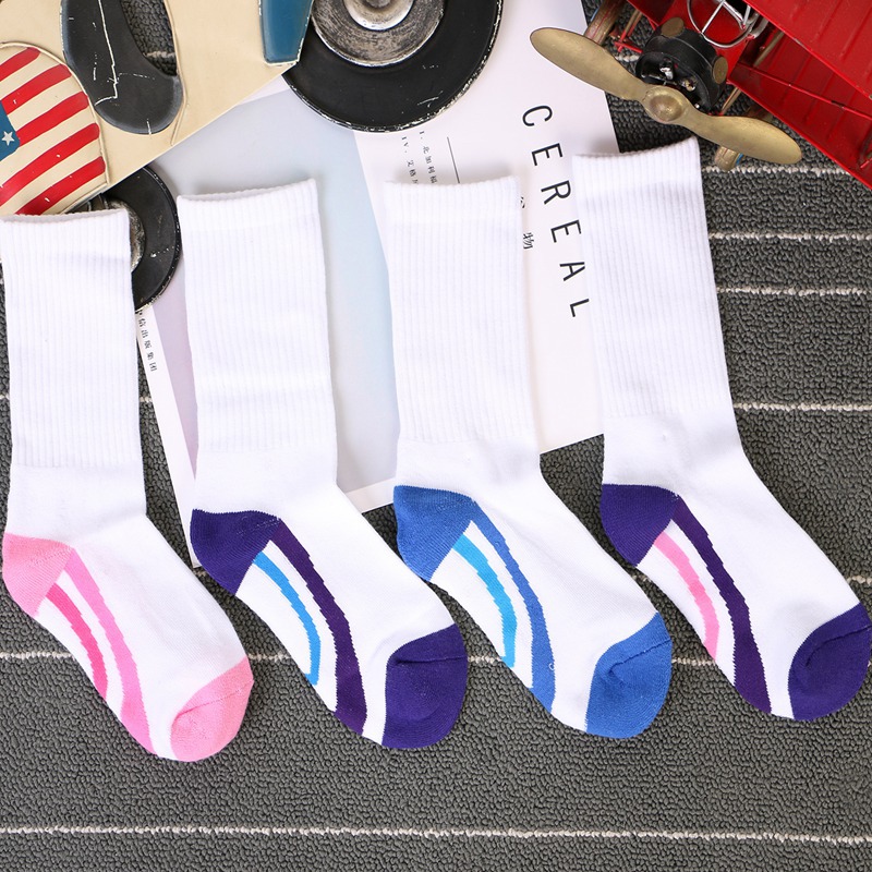 Roller Skating Socks for Children, Boys and Girls, Sweat-Absorbent Towel Bottom, Student White Socks, Outdoor Sports, Basketball, Non-Slip, Thickened