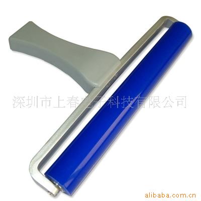 供应手动粘尘滚筒 12寸硅胶粘尘滚筒刷 矽胶滚轮20个包邮