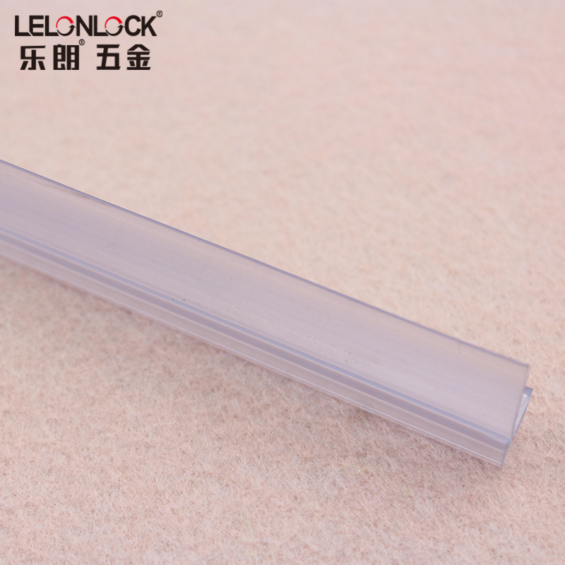 Cuarto de ducha tira impermeable tira adhesiva transparente tira de parachoques de vidrio tipo H ducha puerta corredera tira de sellado tira accesorios de baño