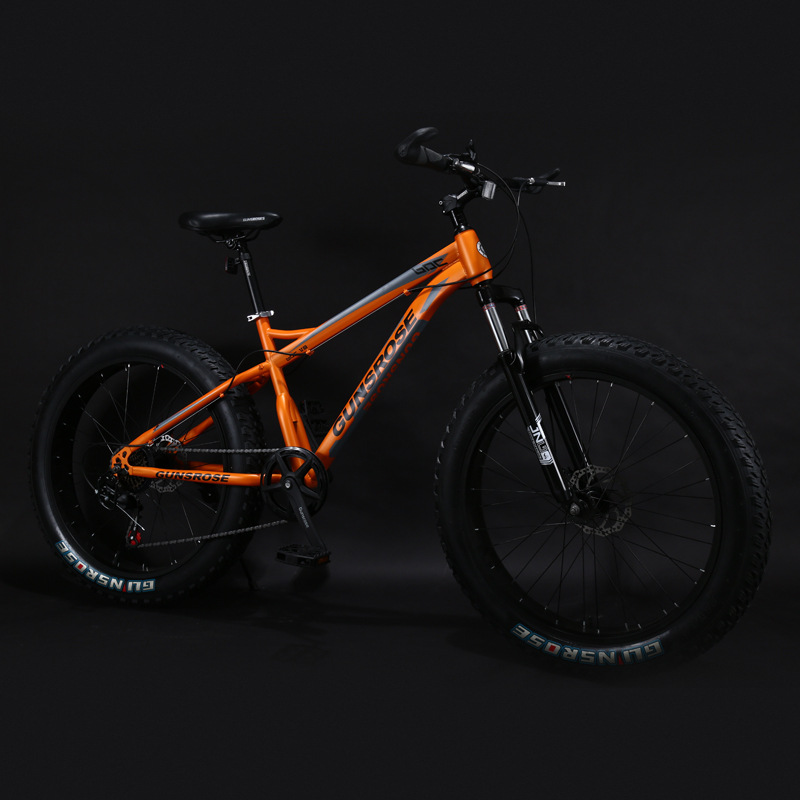 Directo de fábrica al por mayor snowmobile mountain bike neumático ancho de disco de freno absorción de choque estudiante bicicleta Fat Tire Sports Riding