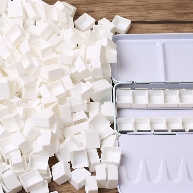 Acuarela sub-embalaje Pintura a cuadros sólido sub-embalaje pequeño Plaid 2ml (suministro directo de fábrica) rejilla de sub-embalaje de acuarela