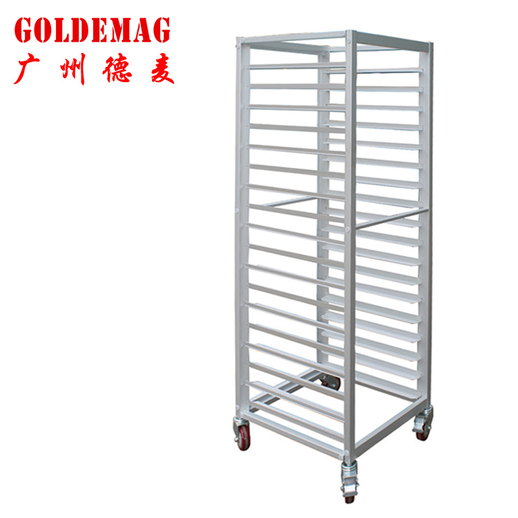 工厂直发 18层铝合金饼盘架 加厚款18层20层活动开放式台车架