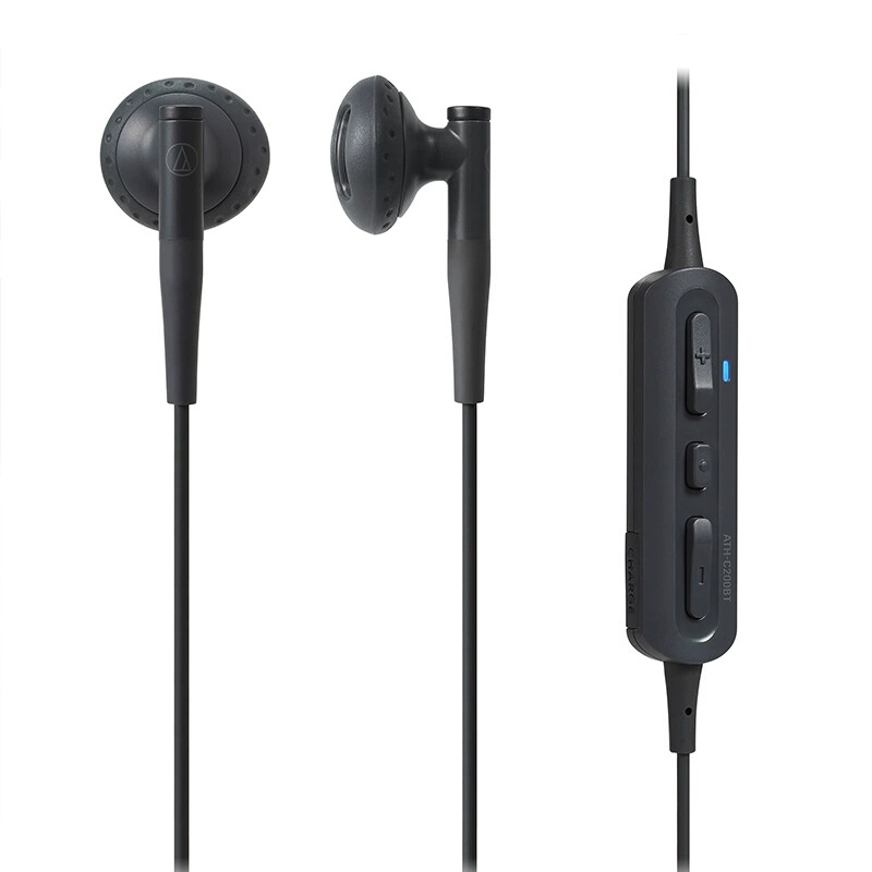 Audio Technica/铁三角 [ATH-C200BT 半入耳式平头塞无线蓝牙耳机]