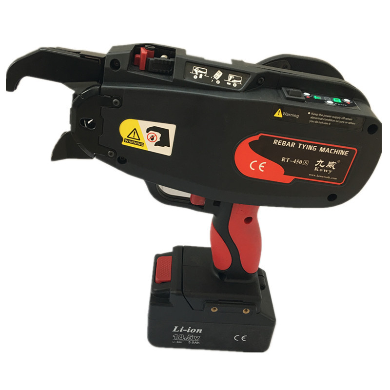 2019升级版 屏显 全自动钢筋捆扎机kowy-九威钢筋捆扎机钢绞线