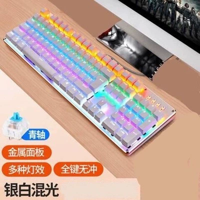 AOC 410 игровая клавиатура механическая клавиатура проводная USB синие переключатели красные переключатели чайные переключатели черные переключатели 104 клавиши механическая клавиатура