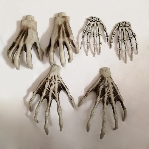 Halloween Products Haunted House Horror Decoration Props Room Escape Ghost Hands Witch Claws Skeleton Manuscripts