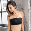 Silk bra top, breathable tube top, wireless bra, straps, protective underware, strapless