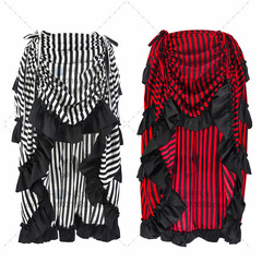 實拍新款女現代舞嘻哈街舞演出裙萬聖節民族舞蹈舞台表演裙海盜裙