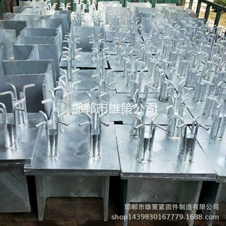 厂家生产加工防落梁挡块抗震挡块高铁预埋件牛担板现货定位钢板