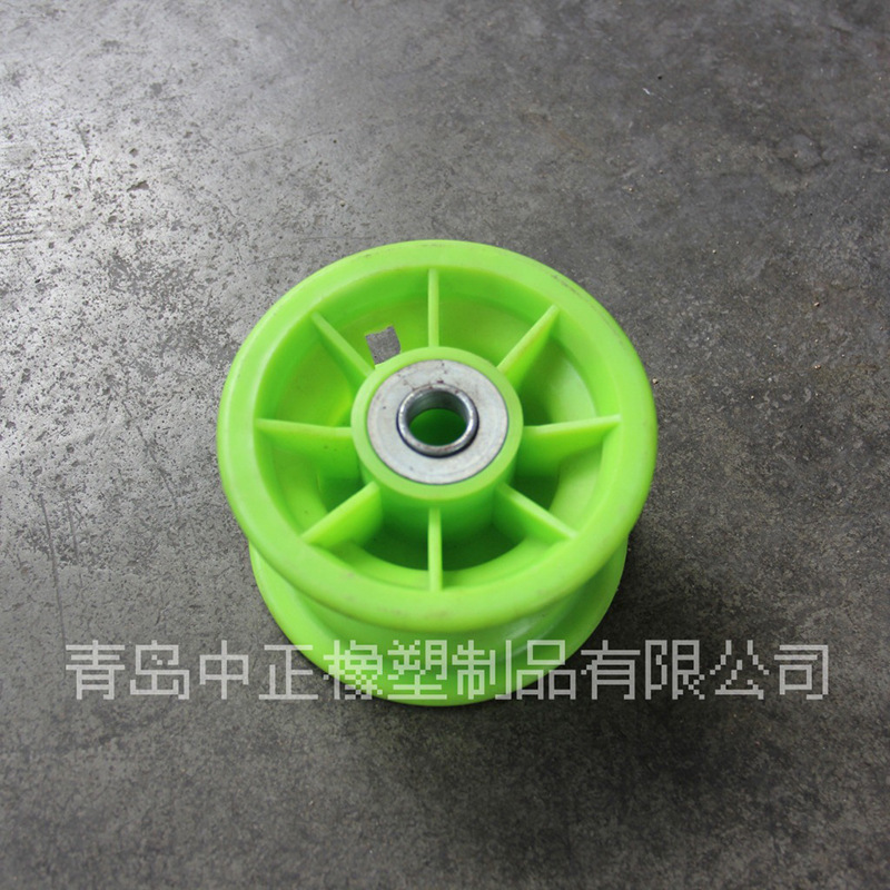 供应绿色塑料轮辐300-4青岛厂家加工制作多种规格轮辐