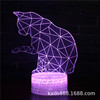 Creative table lamp for St. Valentine's Day, LED touch night light, 3D, Birthday gift, gradient, remote control