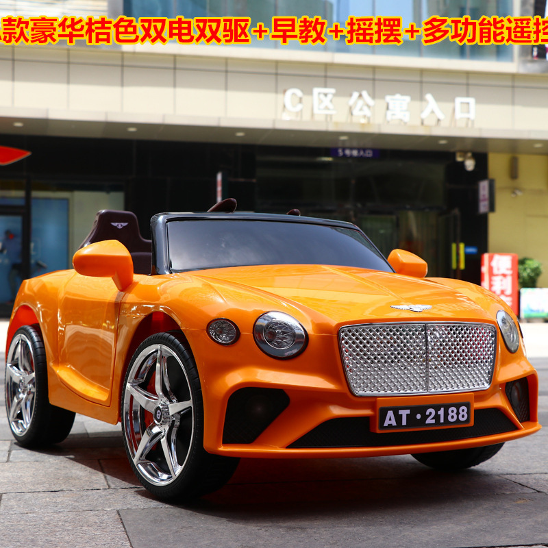 Bentley Orange [12V7 Большой батарея двойной див -див] музыка вверх и вниз кожа Bluetooth+мультифункциональный пульт дистанционного управления+пульт мобильного телефона
