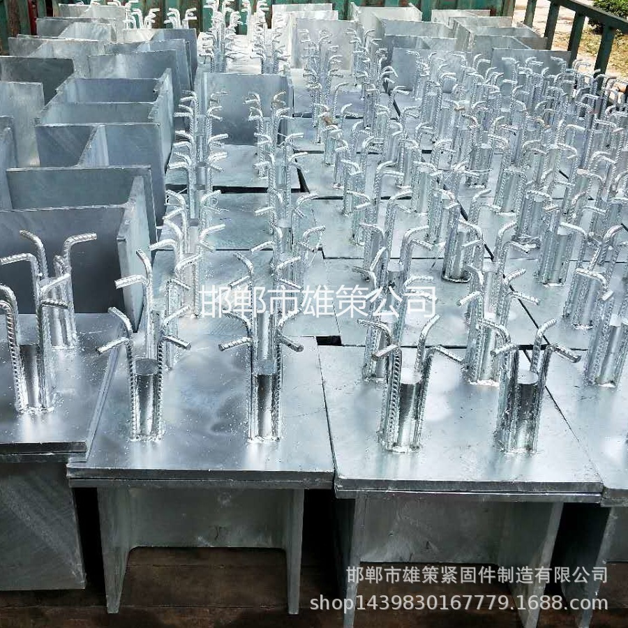 生产高铁预埋件桥梁预埋 热镀锌防落梁挡块声屏障预埋件