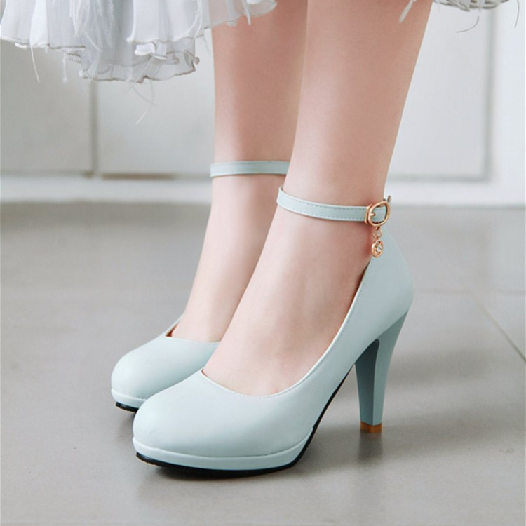 2022 new spring and summer women's shoes fashion high heels waterproof table shoes women's shoes size 40-47