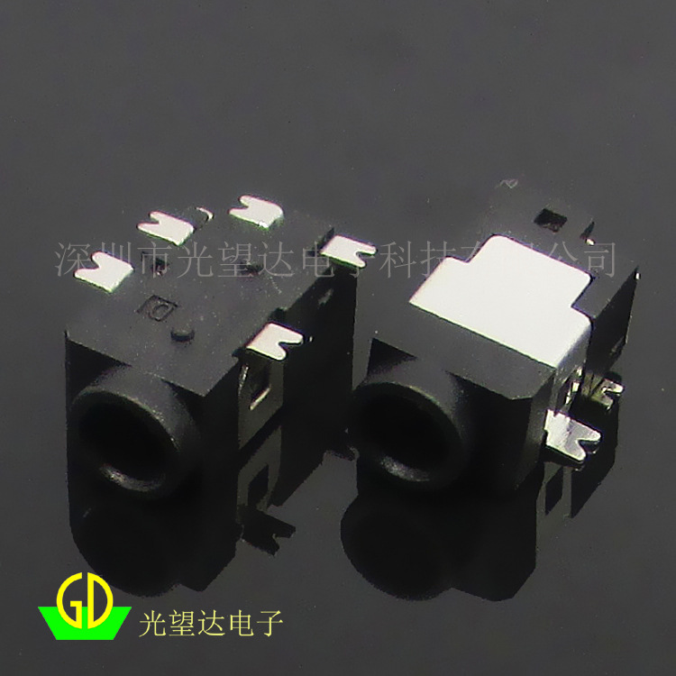 DC-052 四脚贴片 DC电源插座 四脚电源接口  3.5口径 1.3针