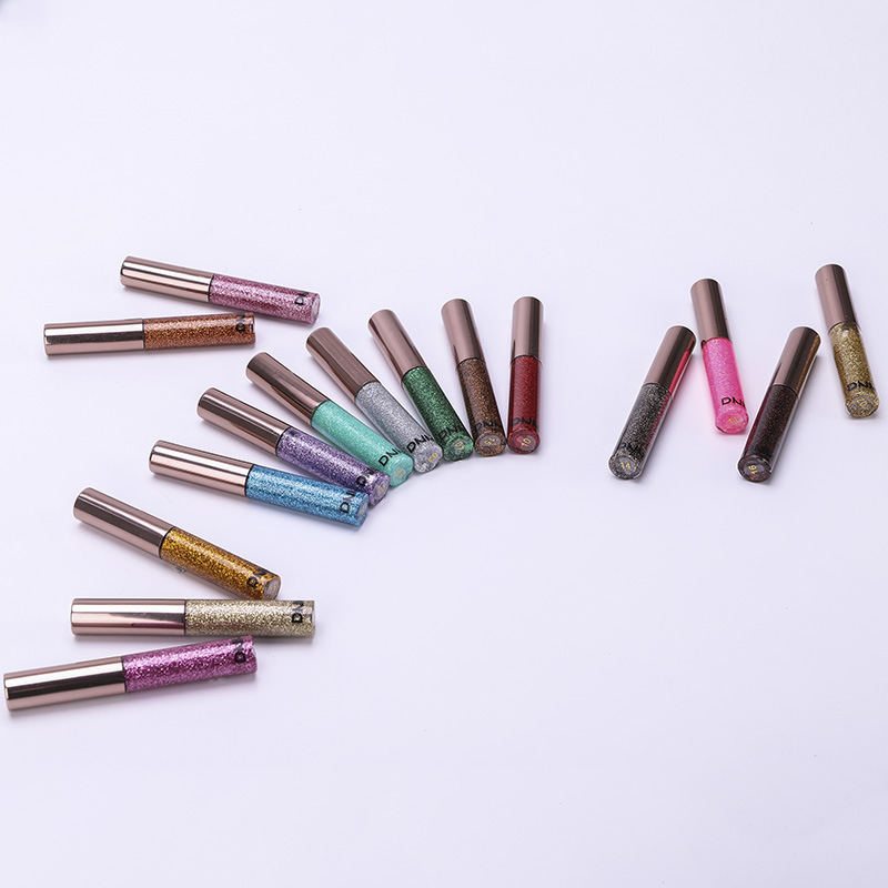 DNM Colorful Shiny Pearlescent Color Sequins Flash Eyeliner Waterproof Natural Lasting No Makeup Cross-border Wholesale