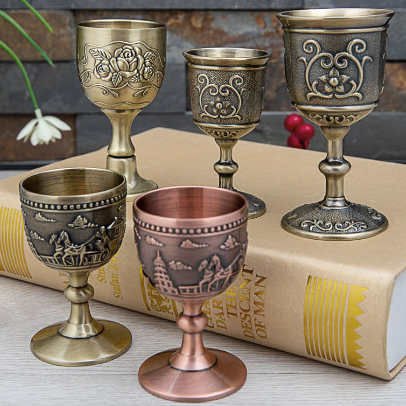 creative retro wineglass