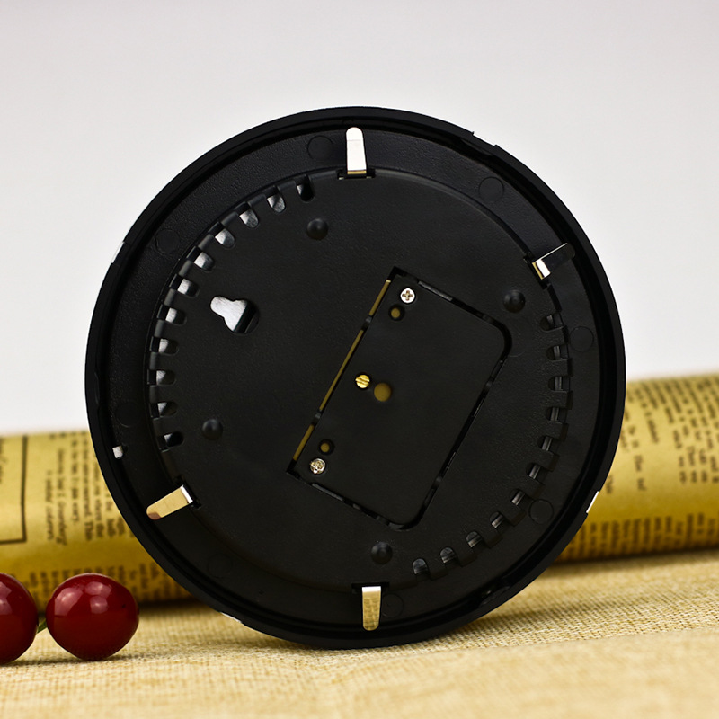 Temperatura y humedad barómetro grande barómetro reloj logotipo personalizado regalo fino Tesla