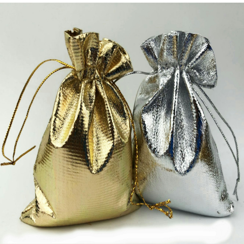 Cross-Border Supply of Gold and Silver Cloth Drawstring Gold Cloth Bags, Silver Cloth Bags, Gold Bags, Silver Bags, Jewelry Gold and Silver Bags Cross-Border Supply of Gold and Silver Cloth Drawstring Gold Cloth Bags, Silver Cloth Bags, Gold Bags, Silver Bags, Jewelry Gold and Silver Bags