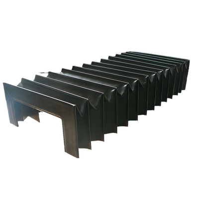 线性导轨防尘罩不锈钢盔甲式防护罩 耐高温阻燃防尘罩风琴罩