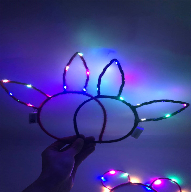 Metal glowing rabbit ears