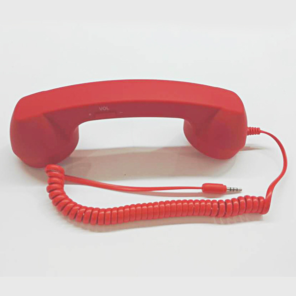 Inventario en línea popularidad de la niña corazón retró teléfono móvil auricular estudiante extraño ajuste de volumen micrófono auricular creativo teléfono image 18