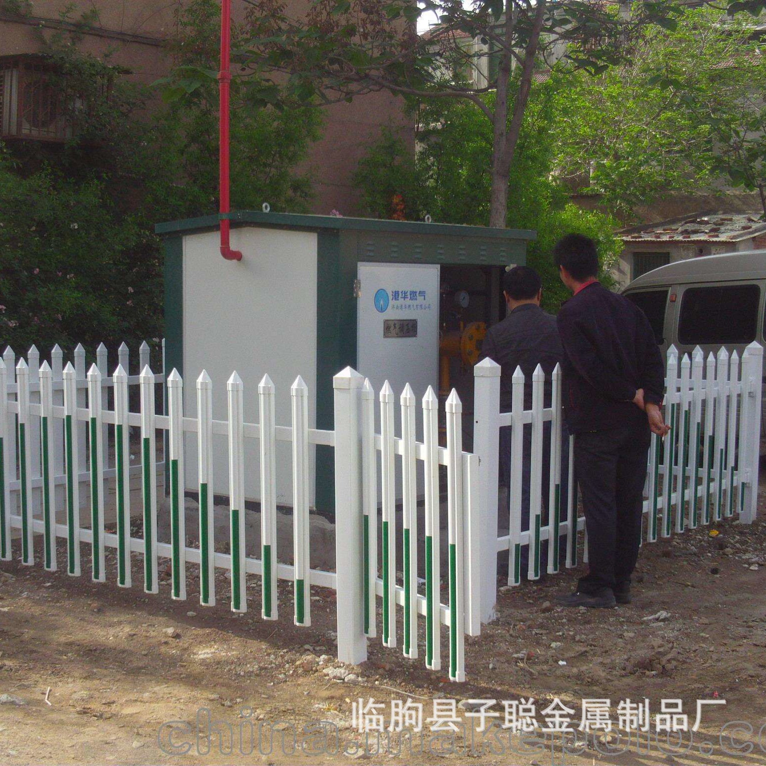 小区变压器专用护栏园艺社区栏杆pvc塑钢庭院防护围栏防撞厂家