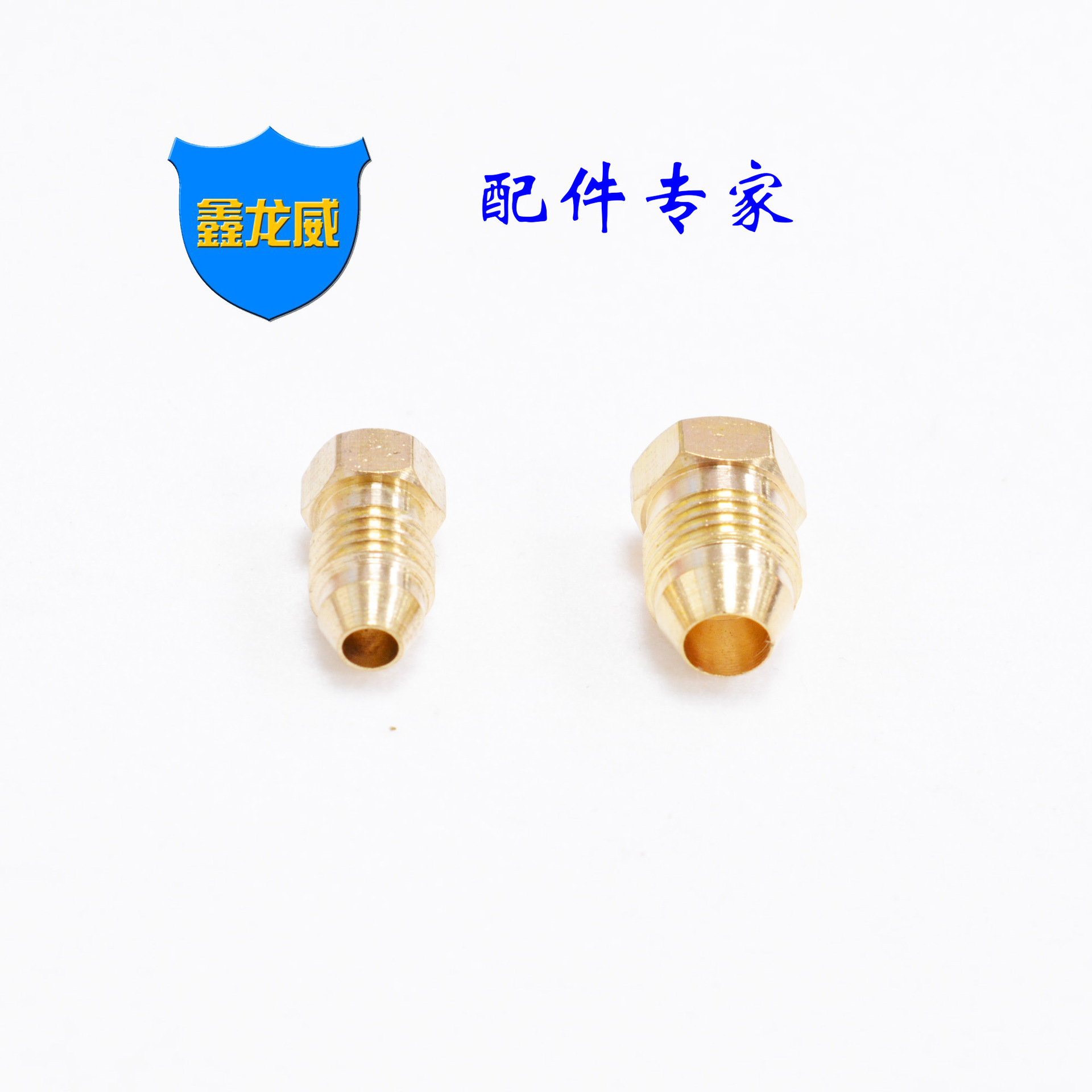 自产自销PS锥端油塞油路油排油压堵头外六角平面铜堵头管帽