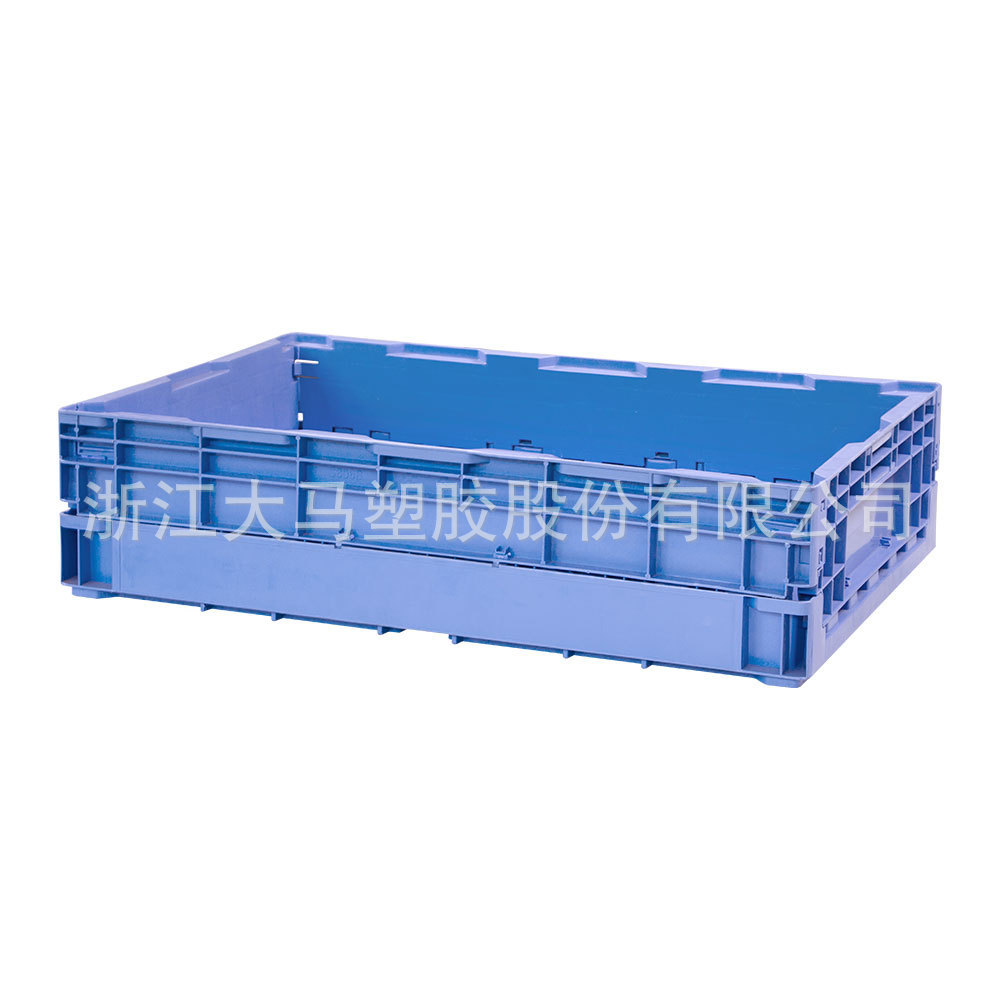 供应 可折叠物流箱 S806B超市配送周转箱环保耐磨塑料箱