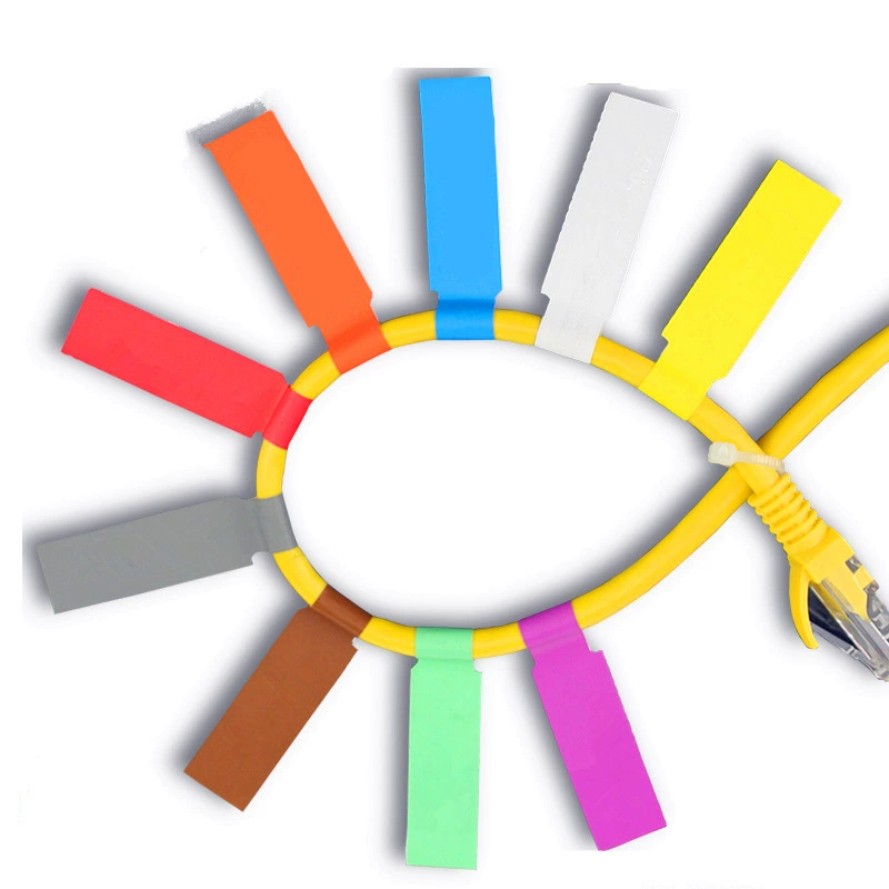 Кабель A4 самоклеящаяся этикеточная бумага для сетевого кабеля водостойкая цветная P-образный нож типа центр обработки данных наклейка на сетевой кабель этикетка для сетевого кабеля