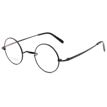 SUNNY现货批发 新款纯钛圆形复古眼镜框男女款近视抗蓝光眼镜架