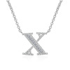 Necklace with letters for traveling, pendant, English letters, wholesale