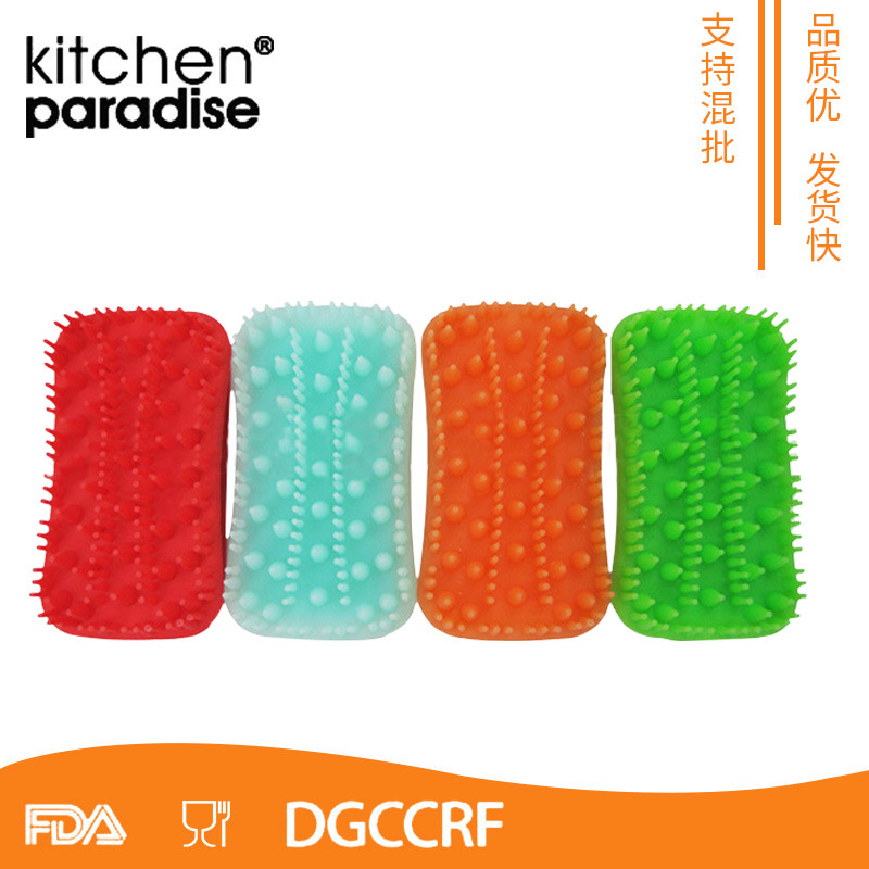 热销供应耐高温硅胶烧烤刷 一体小号硅胶刷