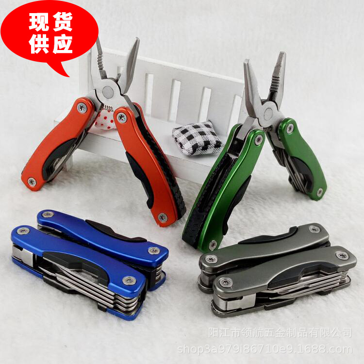 家用多功能工具组合折叠多功能刀钳 便捷户外不锈钢反手多用钳