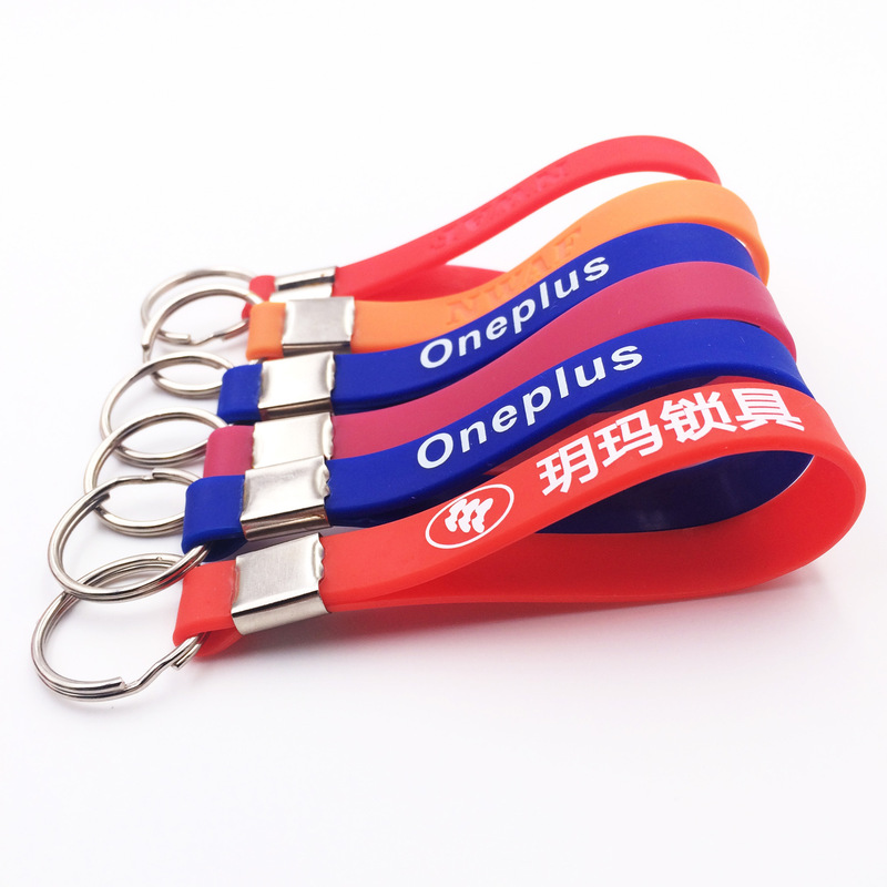 Manufacturer Makes Silicone Bracelets, Luminous Keychains, Engraved Key Rings, Silk Screen Embossed Rubber Wrist Straps