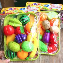 儿童水果蔬菜切切乐切切看厨房玩具益智早教玩具仿真水果餐厨具