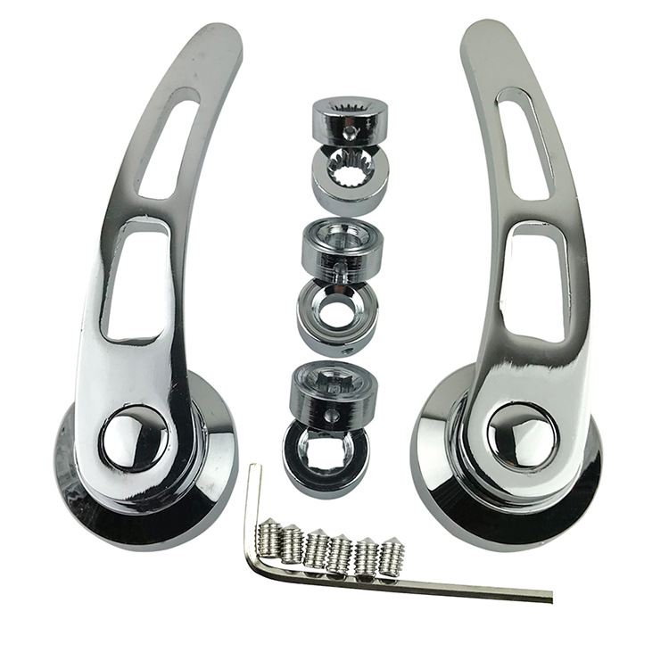 Adecuado para Chevrolet Ford Chrysler clásico coche galvanoplastia manija de la puerta retro manija modificación de la puerta