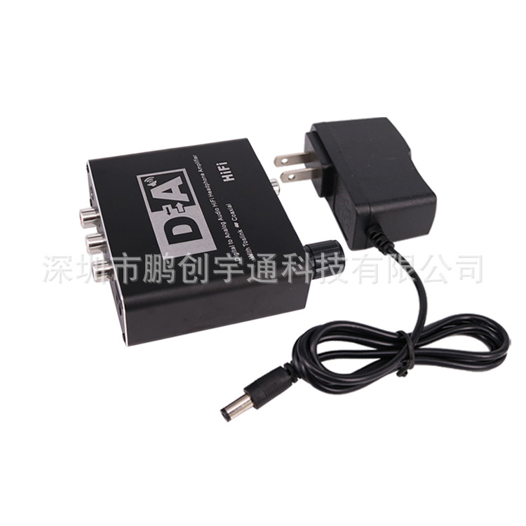 Transfronterizo dedicado digital al convertidor analógico coaxial a 5,1 canales decodificador de audio 3,5 auriculares con ajuste