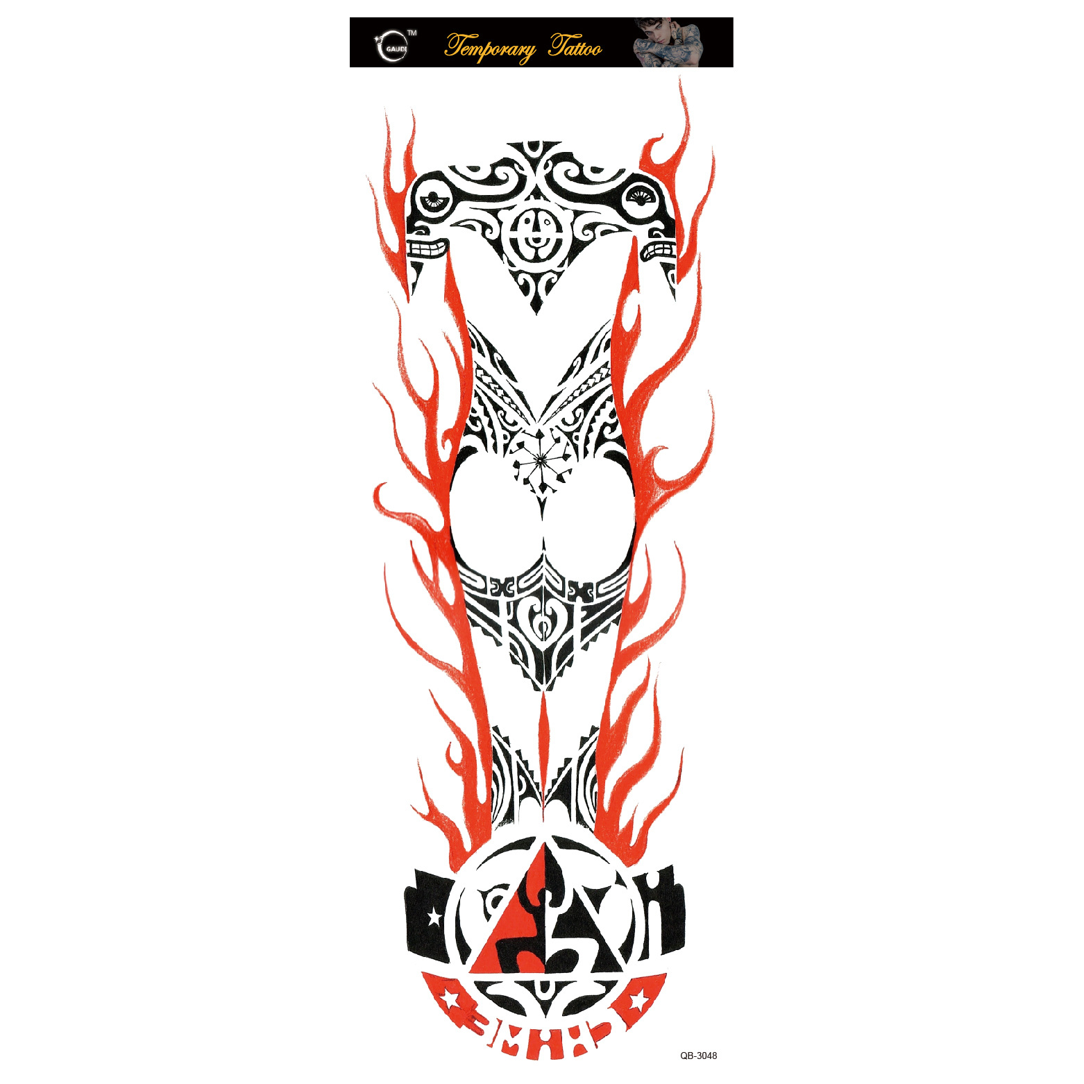 Pegatinas de tatuaje directo de fábrica gran cantidad Congyu impermeable imagen grande brazo completo tatuaje pegatinas Amazon tatuaje