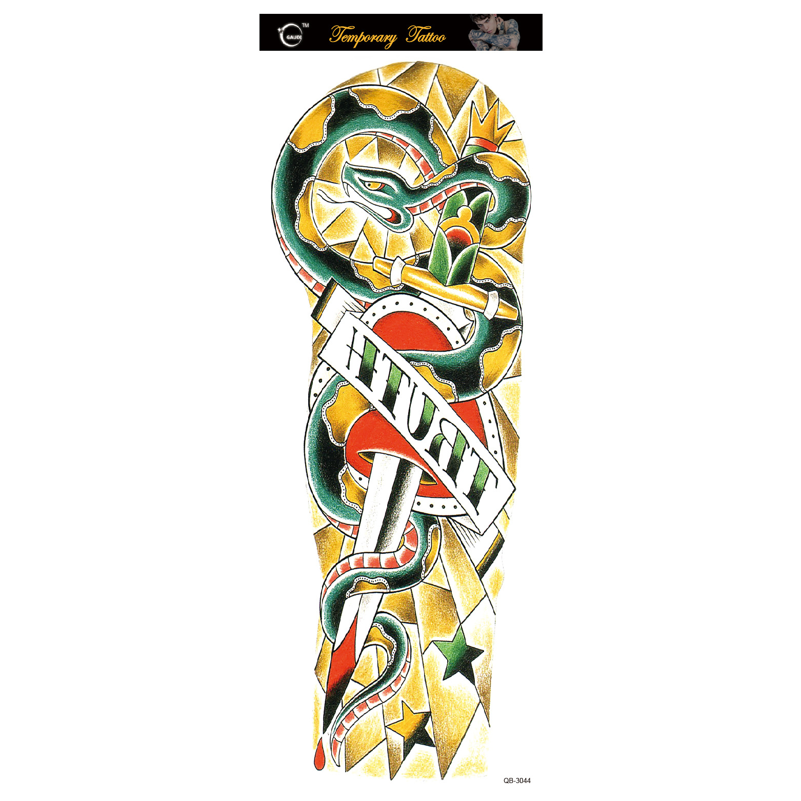 Pegatinas de tatuaje directo de fábrica gran cantidad Congyu impermeable imagen grande brazo completo tatuaje pegatinas Amazon tatuaje