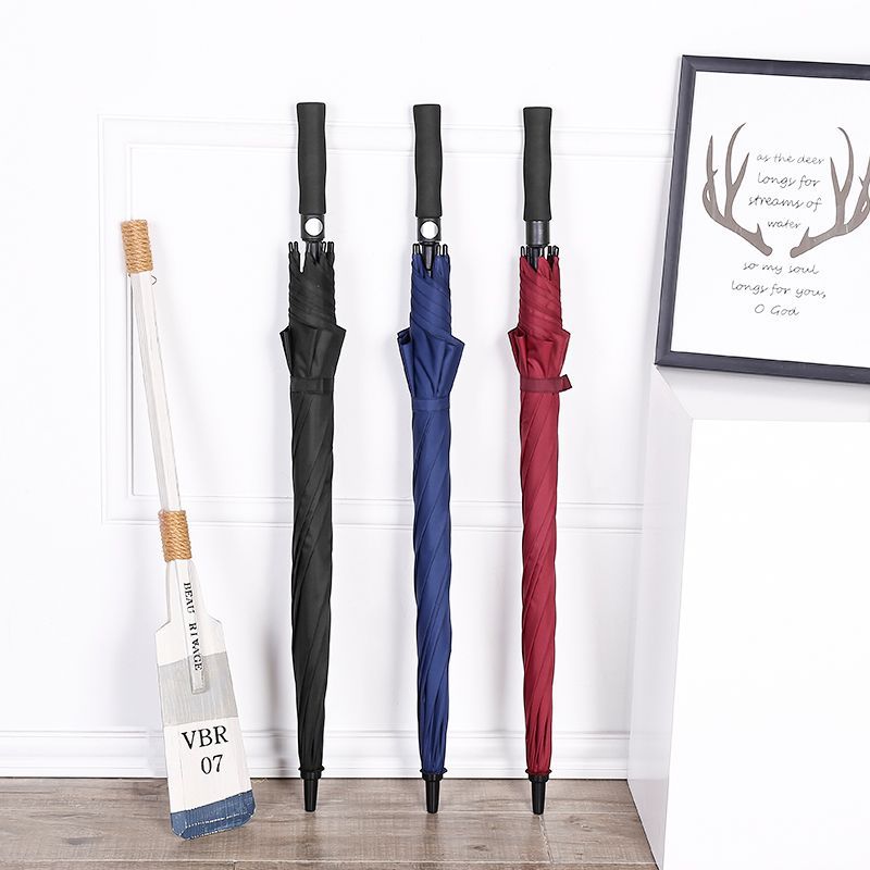 27 -inch straight umbrella automatically opens the full fiber wind anti -wind golf ceremony umbrella umbrella umbrella plus the logo advertising umbrella 2