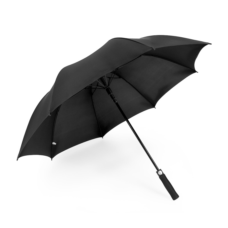 27 -inch straight umbrella automatically opens the full fiber wind anti -wind golf ceremony umbrella umbrella umbrella plus the logo advertising umbrella 5